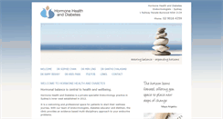Desktop Screenshot of hormonehealth.net.au